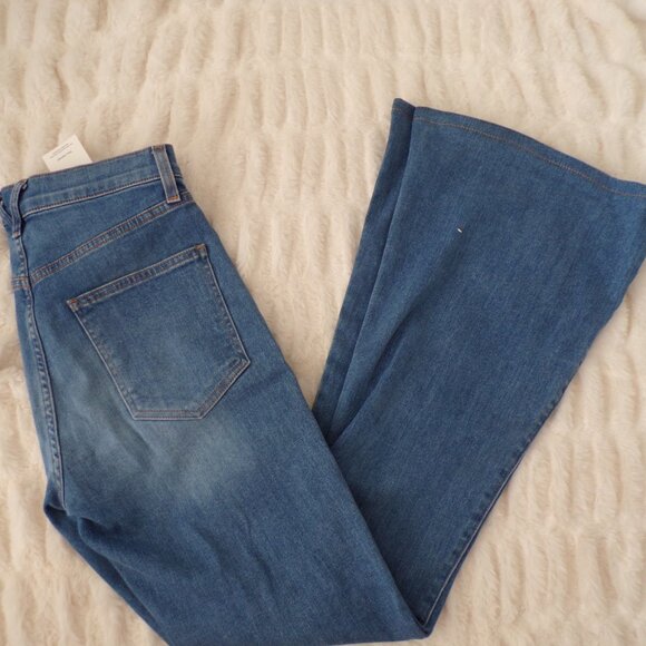 Veronica beard boho high rise flare jeans 28